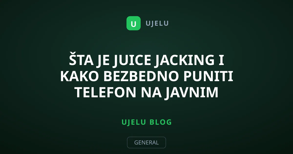 Šta je Juice Jacking i kako bezbedno puniti telefon na javnim mestima